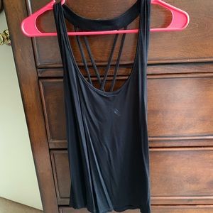 Black tank top
